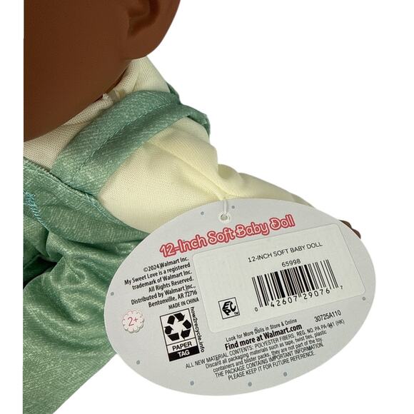 My Sweet Love 12” Soft Baby Doll Mint Outfit New w/ Tags - Picture 3 of 6